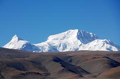 05 Phola Gangchen And Shishapangma North Face From Just Before Shishapangma Checkpoint Just before reaching Shishapangma Checkpoint, a break in the ridge to the west brought another fine view of Phola Gangchen and the Shishapangma North Face.